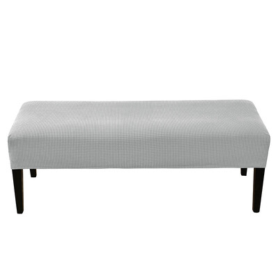 Жакардово еластично покривало за пейка за трапезария, спалня, спандекс, против замърсяване, домашен декор, калъфи за столове за пиано, миещ се протектор за седалка