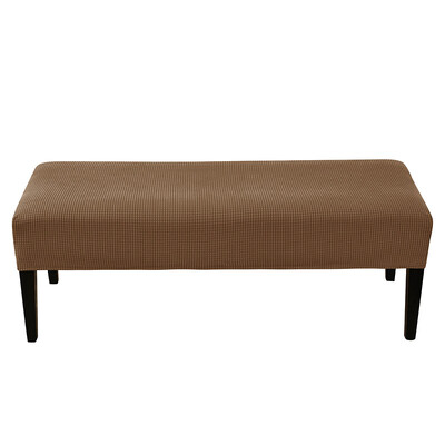 Жакардово еластично покривало за пейка за трапезария, спалня, спандекс, против замърсяване, домашен декор, калъфи за столове за пиано, миещ се протектор за седалка