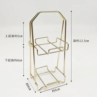 Beauty Egg Make Up Organiseerija Õhkpadi, Puuder Pahvakas Mitmekihiline Kahekihiline Meigisahtli Korraldaja