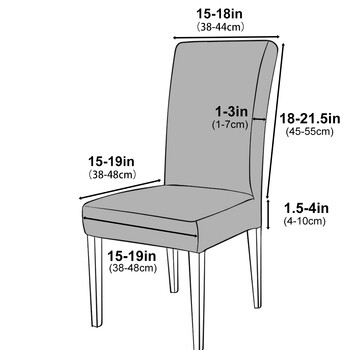 Ζακάρ κάλυμμα καρέκλας με πλάτη Universal size Κάλυμμα καρέκλας Υψηλό ελαστικό μονόχρωμο καλύμματα καρέκλας για σπίτι σαλόνι ξενοδοχείο