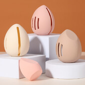 Silicone Beauty Egg Organizer Single Pack, Soft Breathable Powder Puff Dust Cover