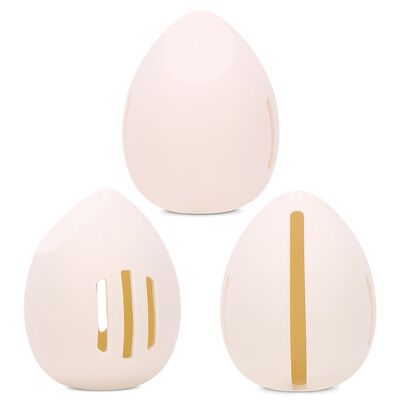Silicone Beauty Egg Organizer Single Pack, Soft Breathable Powder Puff Dust Cover