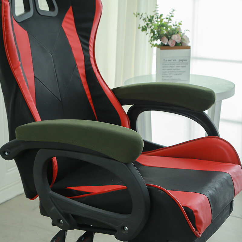 1 ζεύγος Κάλυμμα μπράτσου καρέκλας Κάλυμμα βραχίονα καρέκλας υπολογιστή Κάλυμμα βραχίονα καρέκλας γραφείου Κάλυμμα μπράτσο καρέκλας Γάντια λαβή καρέκλας Αντισκονικό ελαστικό κάλυμμα