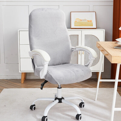 Velvet kontoritooli kate Paksud arvutitooli katted elastsed kirjutuslaud Funda Silla Escritorio istmekatted mängusaali jaoks