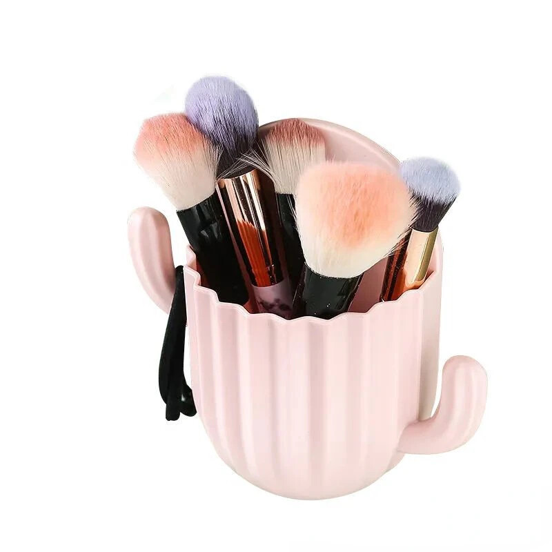 Eemaldatav isekleepuv kosmeetikavahend stantsideta seinale kinnitatavad kammid Harjad Meigitarbed Kaktusekujuline riiul