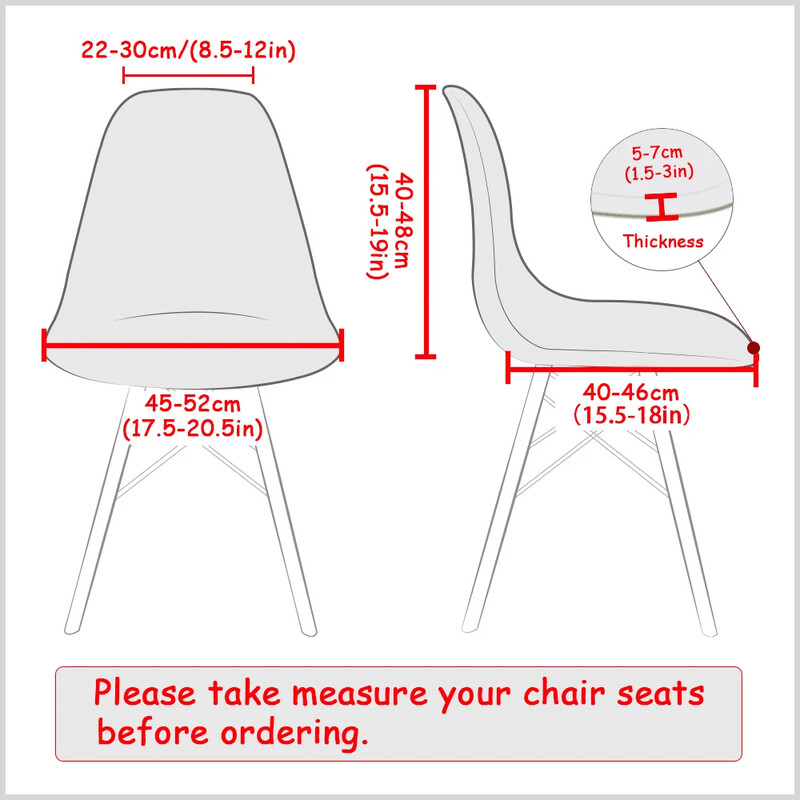 1/2/4/6 τεμ. Velvet Shell Κάλυμμα καρέκλας Μονόχρωμο Stretch Κάλυμμα καρέκλας χωρίς χέρια Ελαστικό κάλυμμα καθίσματος τραπεζαρίας Home Hotel Party Banquet