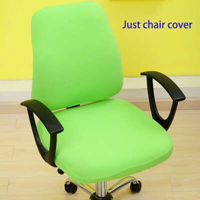 Κάλυμμα καρέκλας γραφείου με καλύμματα καρέκλας πλάτης Μονόχρωμο κάλυμμα καθίσματος παιχνιδιών υπολογιστή Universal αντισκονικό ελαστικό κάλυμμα πολυθρόνας