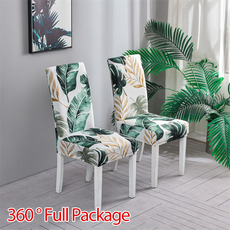 Vodootporna ispisana navlaka za stolicu u nordijskom stilu, uklonjive navlake za sjedala, rastezljive ukrasne navlake za blagovaonicu, vjenčani dekor