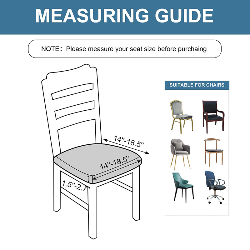 Πραγματικά αδιάβροχα καλύμματα καθισμάτων καρέκλας Stretch Ζακάρ Καλύμματα καθισμάτων Θήκη καθισμάτων Αφαιρούμενα καλύμματα καρέκλας για το σπίτι του ξενοδοχείου Σαλόνι