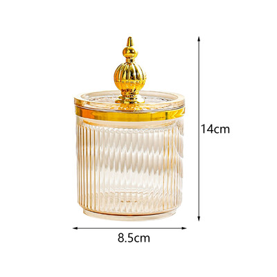 Vatipulga hoiukarp 8,5 x 14 cm Vanity Makeups Organiser Vannitoa kanister kodu jaoks Vanity Elutoa Vannitoa Tööpind