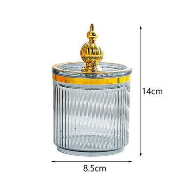 Vatipulga hoiukarp 8,5 x 14 cm Vanity Makeups Organiser Vannitoa kanister kodu jaoks Vanity Elutoa Vannitoa Tööpind