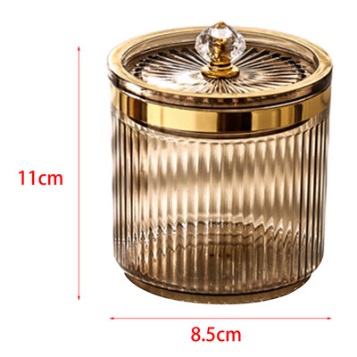 Vatipulga hoiukarp 8,5 x 14 cm Vanity Makeups Organiser Vannitoa kanister kodu jaoks Vanity Elutoa Vannitoa Tööpind