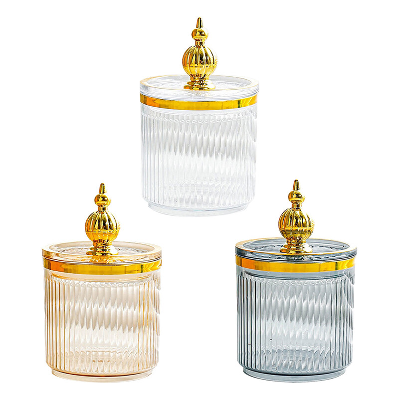 Vatipulga hoiukarp 8,5 x 14 cm Vanity Makeups Organiser Vannitoa kanister kodu jaoks Vanity Elutoa Vannitoa Tööpind