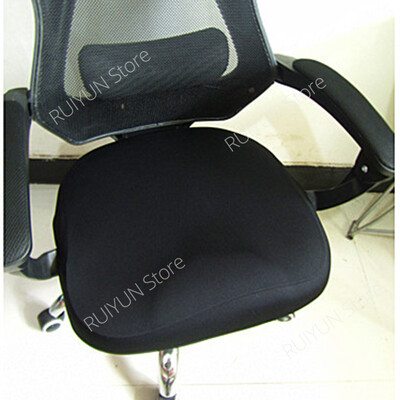 Ühevärviline istmekate arvutitoolile Slipcover Stretch kontoritooli kate Spandex istmekaitse elastne tooli istmeümbris