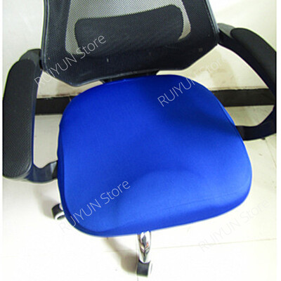 Ühevärviline istmekate arvutitoolile Slipcover Stretch kontoritooli kate Spandex istmekaitse elastne tooli istmeümbris
