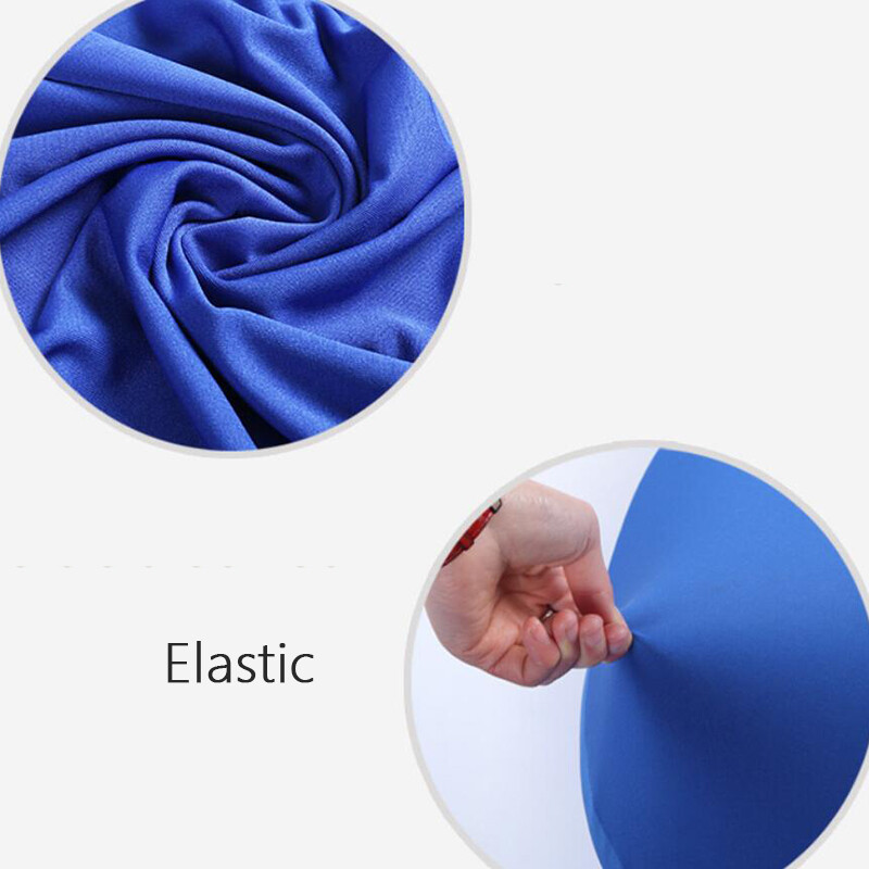 Ühevärviline istmekate arvutitoolile Slipcover Stretch kontoritooli kate Spandex istmekaitse elastne tooli istmeümbris