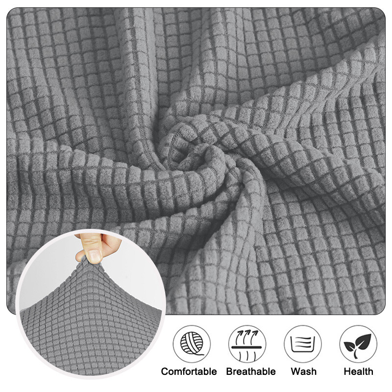 1/2/4/6 tk Jacquard tooli kate söögitoa jaoks tooli istme kate Spandex istmepadi eemaldatavad toolikatted pulmade kodu jaoks