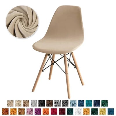 Velvet Shell toolikatted Scandinavian istmed Slipcover Stretch käeta söögitoolid Protector elastsed istmekatted pestavad