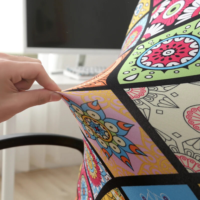 Ελαστικό κάλυμμα καρέκλας γραφείου Καλύμματα καθισμάτων για κάλυμμα καρέκλας gaming Spandex κάλυμμα καρέκλας υπολογιστή για προστατευτικό κάλυμμα καθίσματος πολυθρόνας