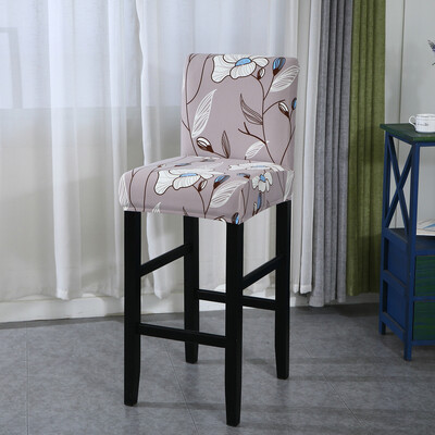 Stretch baaritooli kate Laua taburet pubitooli kate söögitoa kohviku jaoks baaritooli kate Eemaldatav mööbli istmekate