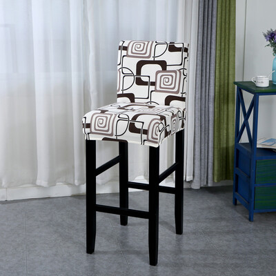 Stretch baaritooli kate Laua taburet pubitooli kate söögitoa kohviku jaoks baaritooli kate Eemaldatav mööbli istmekate