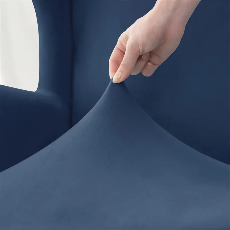 Βελούδινο ελαστικό κάλυμμα καρέκλας πεταλούδας Καμπύλα καλύμματα καθισμάτων τραπεζαρίας Accent Slipcover καρέκλας Funda Silla Asiento Θήκη σκαμπό μπαρ Αρχική