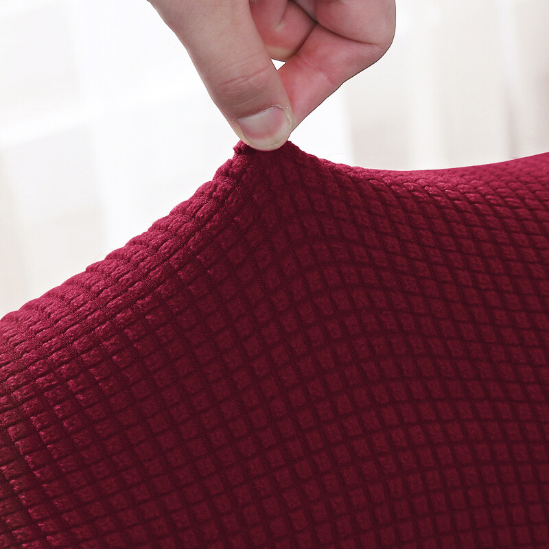 Κάλυμμα καρέκλας τραπεζαρίας για σπίτι ύφασμα Polar fleece Κάλυμμα καρέκλας Stretch Slipcovers Καλύμματα καρέκλας καθισμάτων Δείπνο Ξενοδοχείο Τραπεζαρία