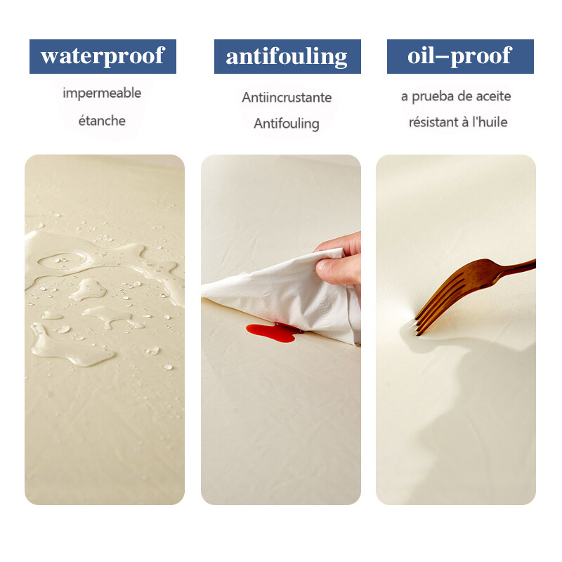 Veekindel Jacquard PU-nahast tool istmepadja kate Söögitoa polster määrdumisvastane ilma seljatoe mööblikaitseta