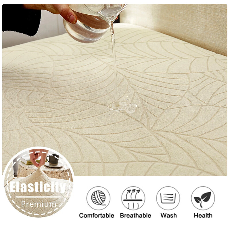 1 tk veekindlad žakaarvärvi toolikatted, elastsed söögitoa tooliümbrise kaitsed köögi hotelli pulmade banketikontori jaoks