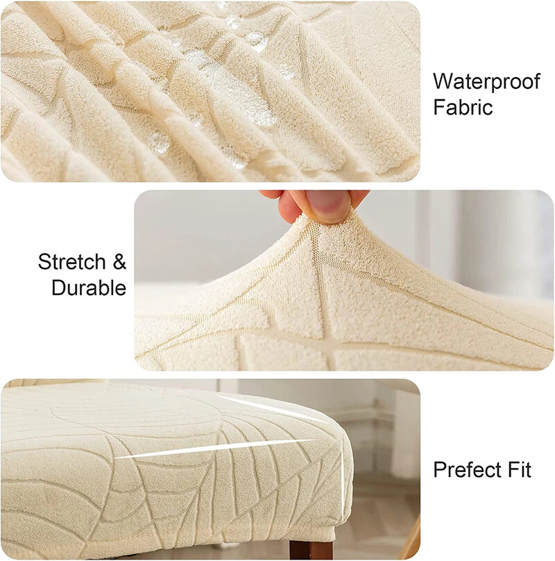 1 tk veekindlad žakaarvärvi toolikatted, elastsed söögitoa tooliümbrise kaitsed köögi hotelli pulmade banketikontori jaoks