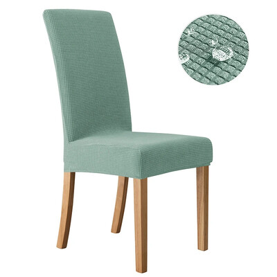 Ζακάρ Κάλυμμα Καρέκλας Αδιάβροχο Ρυθμιζόμενο Κάλυμμα Τραπεζαρίας Υφασμάτινο Κάλυμμα Καρέκλας Αποσπώμενο για Δείπνο Γραφείο Κουζίνα Σπίτι