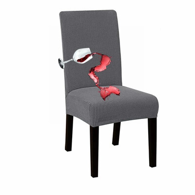 Ζακάρ Κάλυμμα Καρέκλας Αδιάβροχο Ρυθμιζόμενο Κάλυμμα Τραπεζαρίας Υφασμάτινο Κάλυμμα Καρέκλας Αποσπώμενο για Δείπνο Γραφείο Κουζίνα Σπίτι