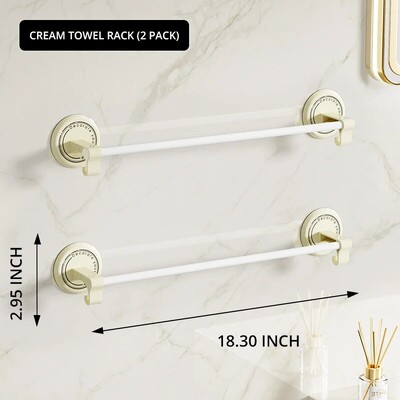 1 τμχ Πολυλειτουργική Μπαρ πετσετών Μπάνιου Πλαστική θήκη για πετσέτες ντους για πετσέτα τοίχου μπάνιου