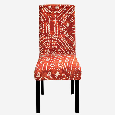 Τυπωμένο Κάλυμμα Καρέκλας Ελαστικό Κάλυμμα Καθίσματος Κουζίνας Stretch Spandex Καλύμματα Καρέκλας Τραπεζαρίας Δείπνο Ξενοδοχείου Γάμου Πλενόμενο 1τμχ
