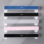 Αυτοκόλλητη κρεμάστρα για πετσέτες Κρεμάστρα για πετσέτες μπάνιου Μπάρα για πετσέτες ράφι Θήκη παπουτσιών Κρεμαστά Ατζέντα μπάνιου