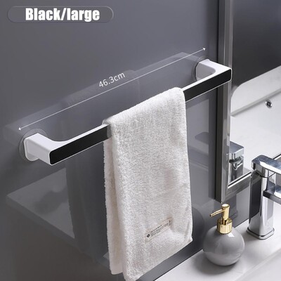 Αυτοκόλλητη κρεμάστρα για πετσέτες Κρεμάστρα για πετσέτες μπάνιου Μπάρα για πετσέτες ράφι Θήκη παπουτσιών Κρεμαστά Ατζέντα μπάνιου