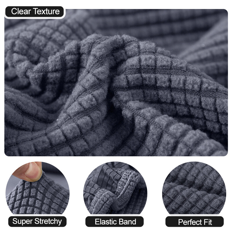 Κάλυμμα καρέκλας Shell Πλεκτό ύφασμα από Polar Fleece Κάλυμμα καρέκλας μικρού μεγέθους Κάλυμμα καθίσματος σαλονιού Κάλυμμα καρέκλας γραφείου