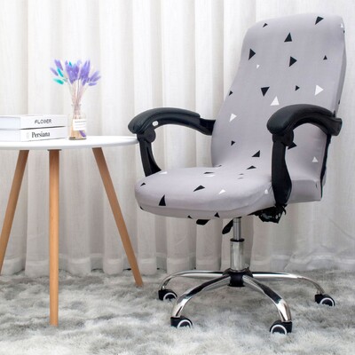 Navlaka za uredsku stolicu Elastični tiskani rotirajući naslon za ruke Podižuća navlaka za stolac za računalo Zaštita od prljanja Uklonjive navlake koje se mogu prati