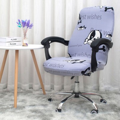 Navlaka za uredsku stolicu Elastični tiskani rotirajući naslon za ruke Podižuća navlaka za stolac za računalo Zaštita od prljanja Uklonjive navlake koje se mogu prati