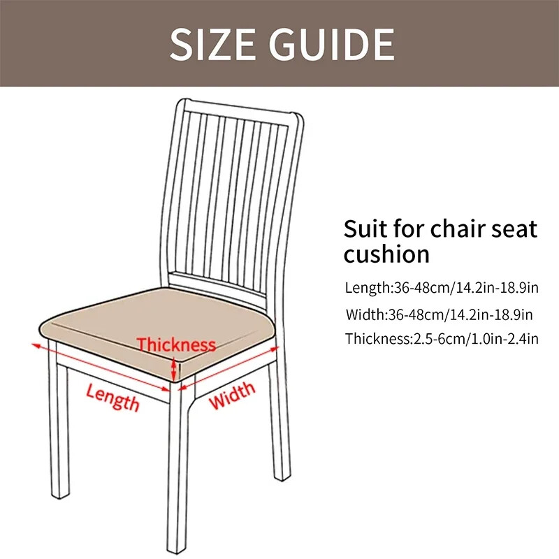 Αδιάβροχο κάλυμμα καρέκλας τραπεζαρίας PU Δερμάτινη θήκη καθίσματος Κάλυμμα καρέκλας για δείπνο ξενοδοχείου Wedding Home Funda Silla Escritorio