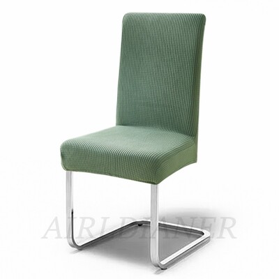 Μασίφ Ζακάρ Καλύμματα Καρέκλας Polar Fleece Καλύμματα Καρέκλας Stretch Spandex Κάλυμμα Καθίσματος Τραπεζαρίας Προστατευτικό για Οικιακή Κουζίνα Ξενοδοχείο