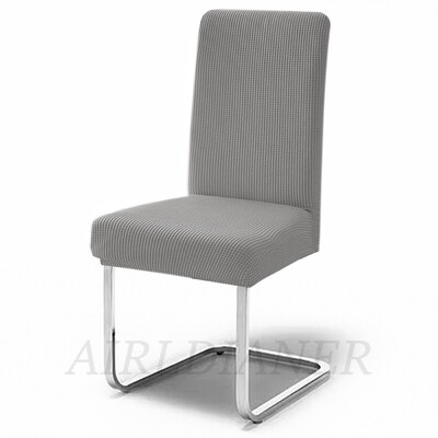 Μασίφ Ζακάρ Καλύμματα Καρέκλας Polar Fleece Καλύμματα Καρέκλας Stretch Spandex Κάλυμμα Καθίσματος Τραπεζαρίας Προστατευτικό για Οικιακή Κουζίνα Ξενοδοχείο