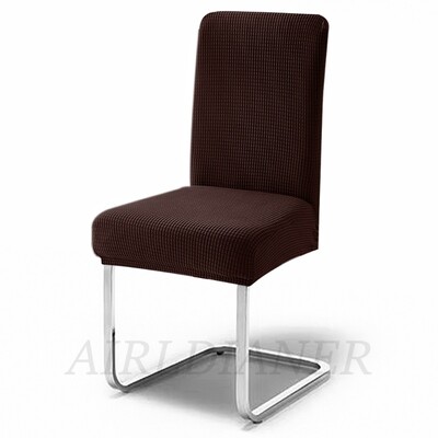 Μασίφ Ζακάρ Καλύμματα Καρέκλας Polar Fleece Καλύμματα Καρέκλας Stretch Spandex Κάλυμμα Καθίσματος Τραπεζαρίας Προστατευτικό για Οικιακή Κουζίνα Ξενοδοχείο