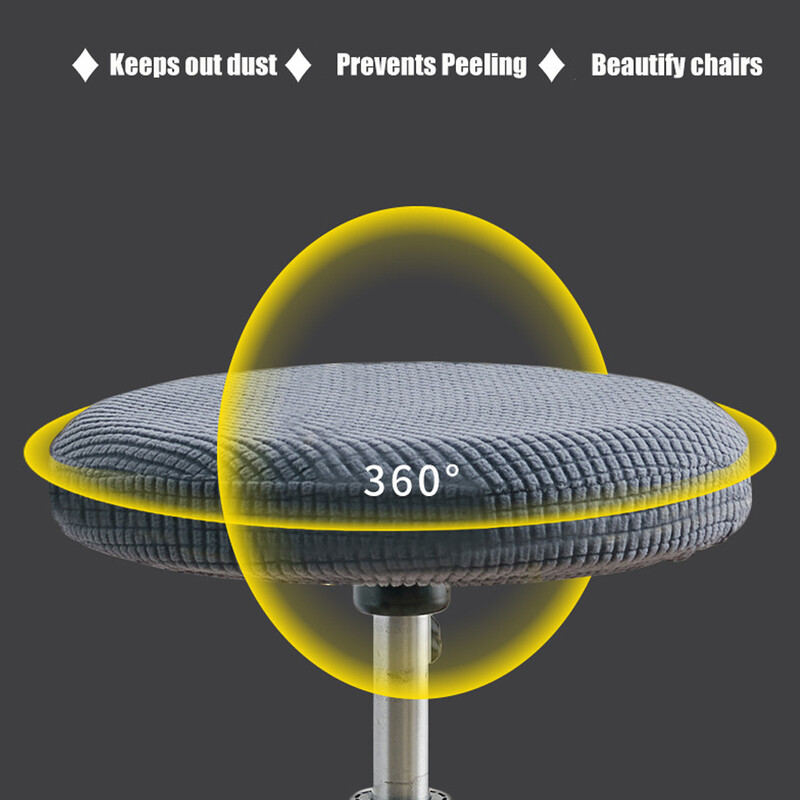 Lz katted ümmargused katted Elastne baaripadja kate pestav padja kate 30-40 cm toolile