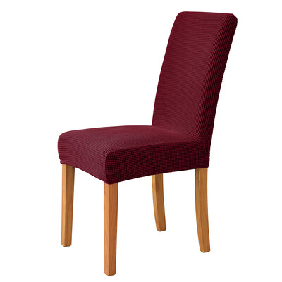 Ζακάρ υφασμάτινο κάλυμμα καρέκλας για τραπεζαρία Γάμου Ξενοδοχείου Συμπόσιο Σπιτιού Αφαιρούμενη Πλενόμενη Θήκη Καθίσματος Stretch Καλύμματα καρέκλας Spandex