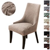 Ζακάρ Κεκλιμένο κάλυμμα καρέκλας τραπεζαρίας Ψηλά καλύμματα πολυθρόνας πλάτη Ελαστικά καλύμματα καθισμάτων για γαμήλιο πάρτι ξενοδοχείου γραφείου σαλονιού