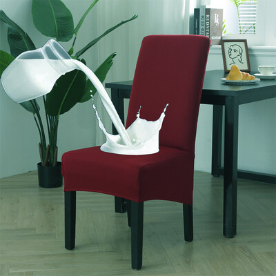 αδιάβροχο Ψηλή πλάτη XL/M Μέγεθος μασίφ Κάλυμμα καρέκλας Stretch φόρεμα για καλύμματα καρέκλας για τραπεζαρία Γάμος θήκη για διακόσμηση σπιτιού