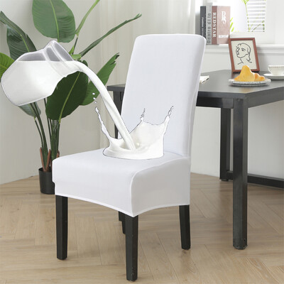 αδιάβροχο Ψηλή πλάτη XL/M Μέγεθος μασίφ Κάλυμμα καρέκλας Stretch φόρεμα για καλύμματα καρέκλας για τραπεζαρία Γάμος θήκη για διακόσμηση σπιτιού