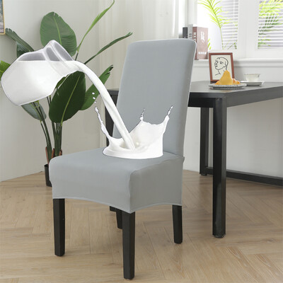αδιάβροχο Ψηλή πλάτη XL/M Μέγεθος μασίφ Κάλυμμα καρέκλας Stretch φόρεμα για καλύμματα καρέκλας για τραπεζαρία Γάμος θήκη για διακόσμηση σπιτιού