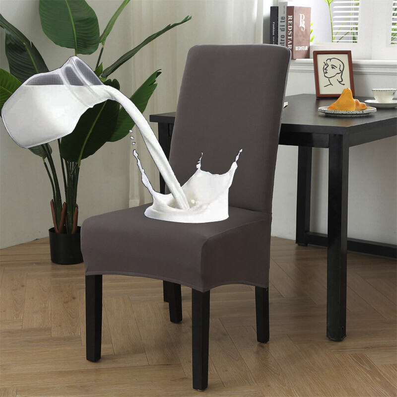 αδιάβροχο Ψηλή πλάτη XL/M Μέγεθος μασίφ Κάλυμμα καρέκλας Stretch φόρεμα για καλύμματα καρέκλας για τραπεζαρία Γάμος θήκη για διακόσμηση σπιτιού